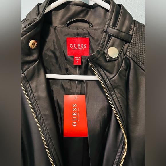 GUESS Faux leather jacket, never worn - Picture 4 of 5